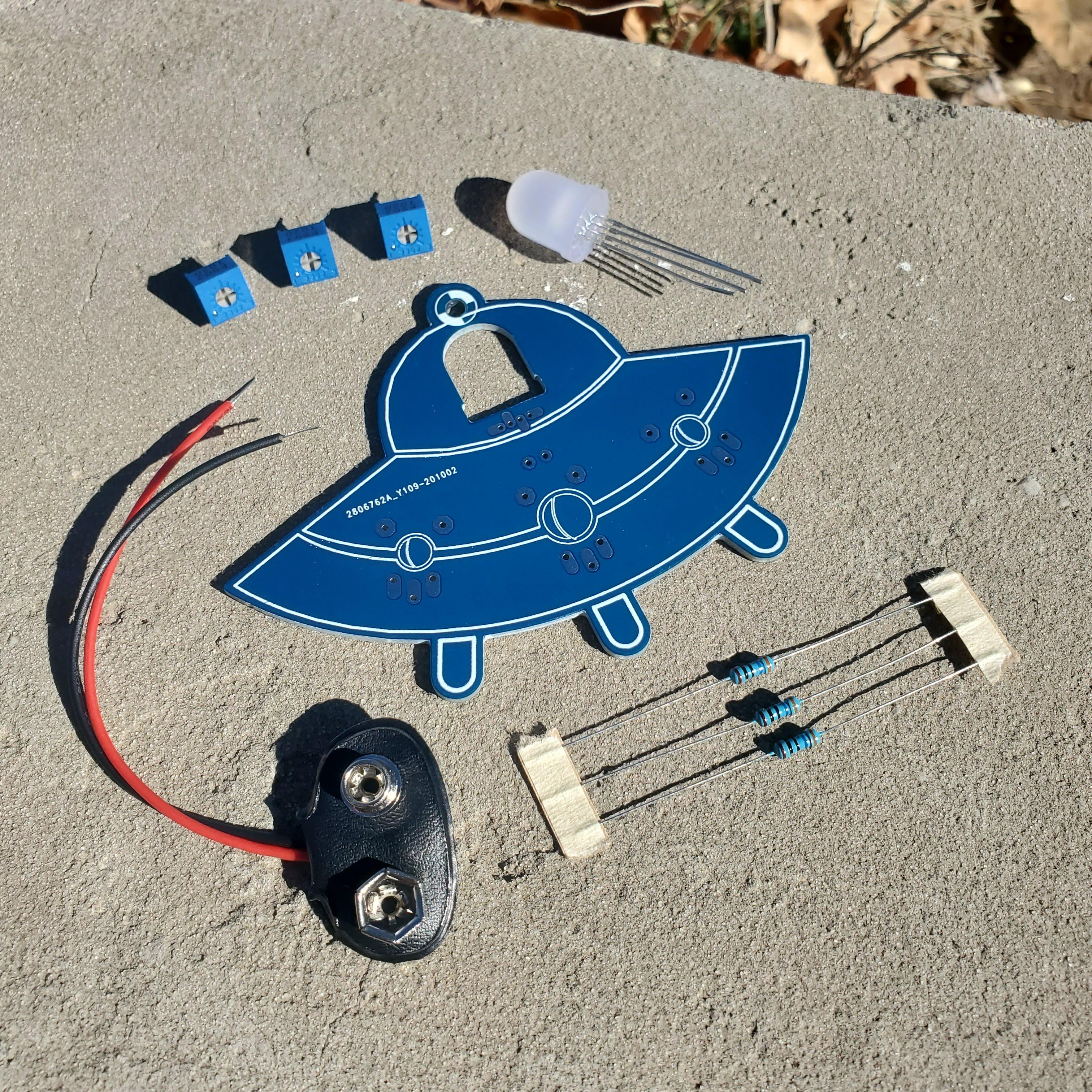 Spaceship Soldering Kit